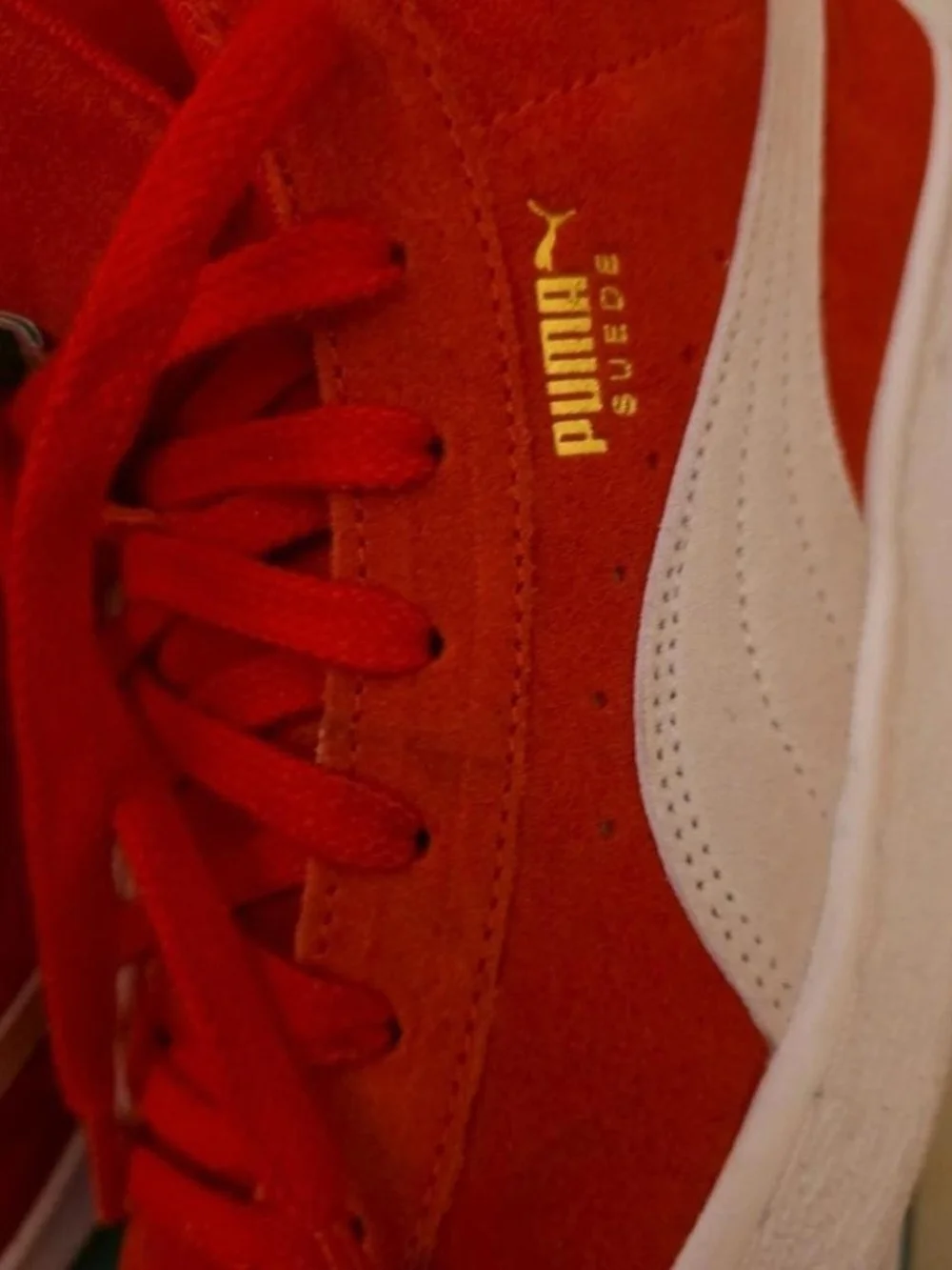 Puma High-Top Sneakers in Red